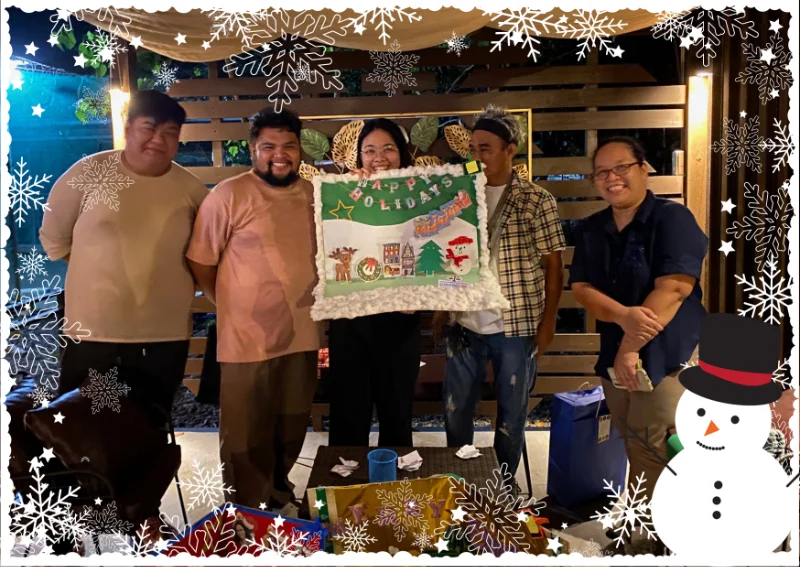 WE WISH YOU A MERRY AND BLESSED CHRISTMAS! From your Z. Soriano & Associates family through the winners of our office christmas card making contest - Atty. Ross, Atty. Kevin, Atty. Jana, Sir Dom and Sir Mark (congratulations!)