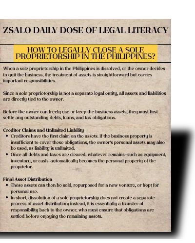 [34] How to Legally Close a Sole Proprietorship in the Philippines
