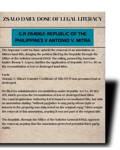 [39] G.R 264862_ Republic of the Philippines v Antonio V. Mitra