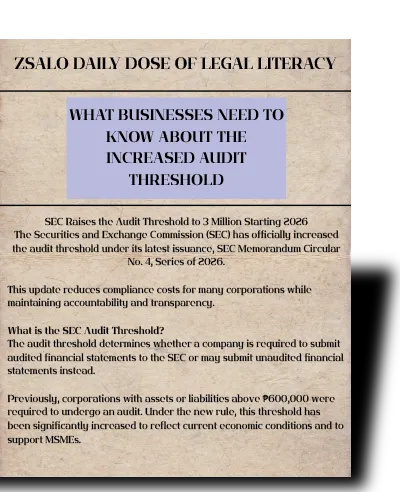 [41] What business need to know about the increased audit threshold