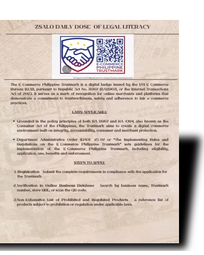 [64] E-Commerce Philippine Trustmark