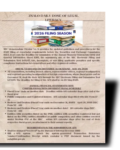 [69] 2026 Filing Seasona Na!
