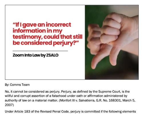 I accidentally provide false information